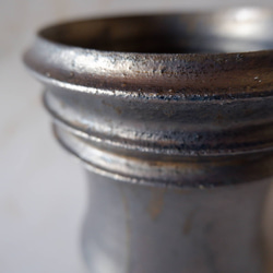 4号燻し金彩鉢368　塊根植物　多肉植物　アガベ　盆栽　植木鉢　作家鉢　鉢皿　沖縄 2枚目の画像