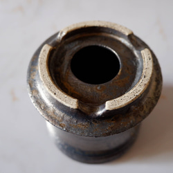 4号燻し金彩鉢368　塊根植物　多肉植物　アガベ　盆栽　植木鉢　作家鉢　鉢皿　沖縄 6枚目の画像