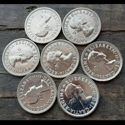 10枚 英国 イギリス 1981年ブリティッシュ クラウン 5シリング 英国