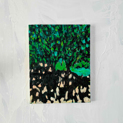 油彩 絵画 『Wild Flowers 2025』｜丸形アートパネル 直径30cm