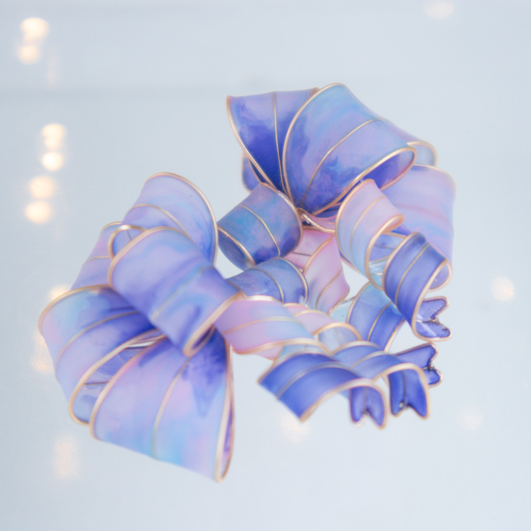 Blush Lilac Ribbon（ピンクと薄紫）