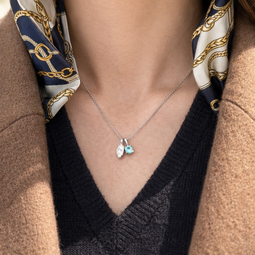 Kaya◆マルチカラートルマリンチョーカー✧合成アレキサンドライトチャーム Kaya様専用◇マルチカラートルマリンチョーカー✧合成