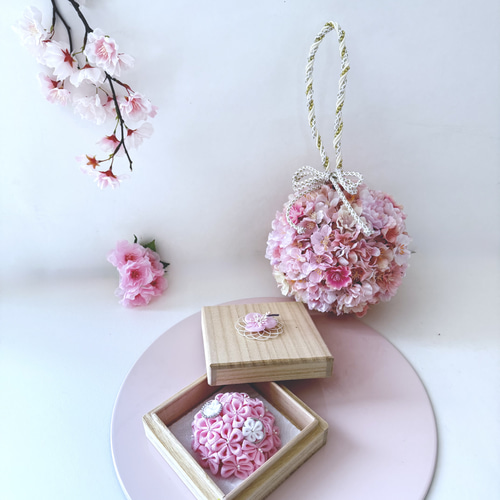 新郎新婦和装人形BIGサイズとリングピロー beafbbe6bbc525f90b4ced35edbf2f