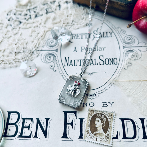 英国で出会った♪アンティーク フリーメイソン シルバー&エナメル製