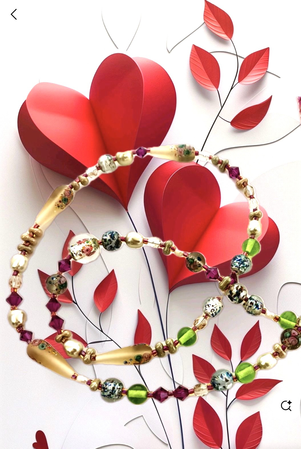 ヨーロピアンロングネックレス