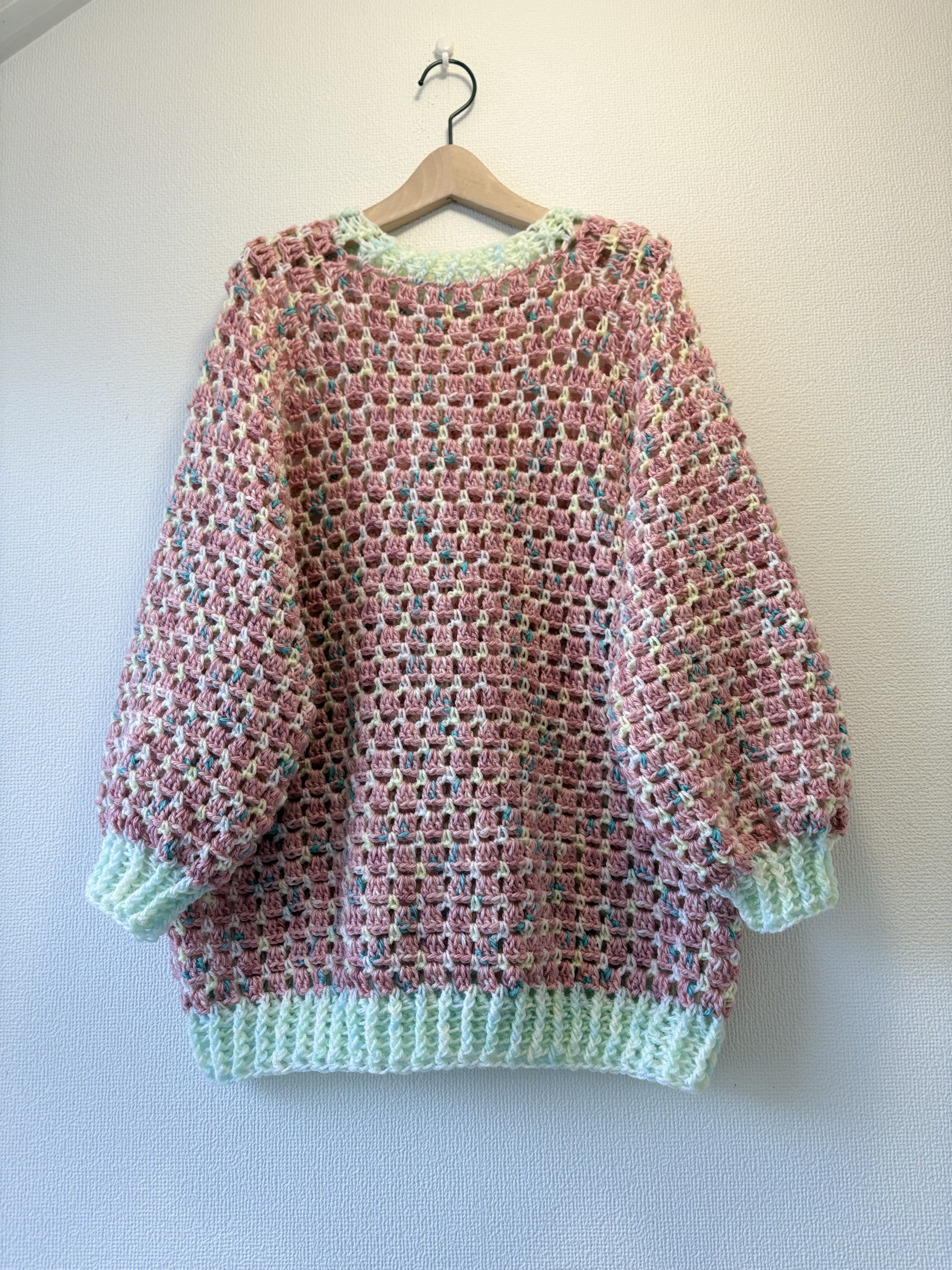 ‪☆handmade‪☆手編み ロリポップ、トレーナー型ニット