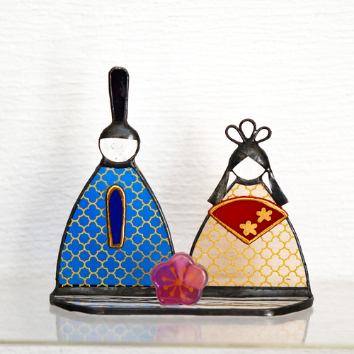 シーグラスアート お正月 元旦 №179 お雛様№182 シーグラスアート