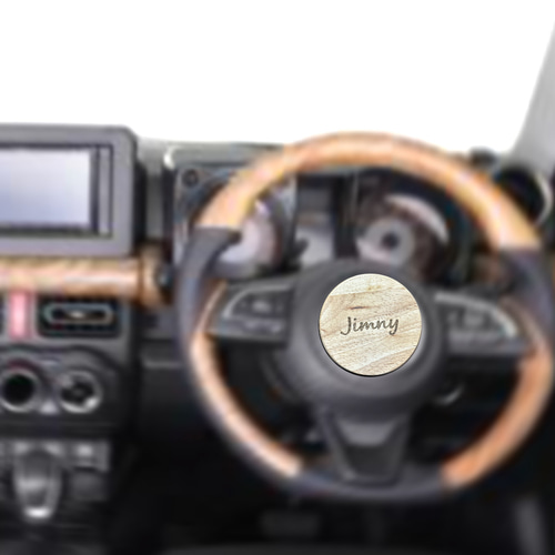 大人気 ジムニー ウッド 木製 ホーンボタンカバー ウォルナット JB64