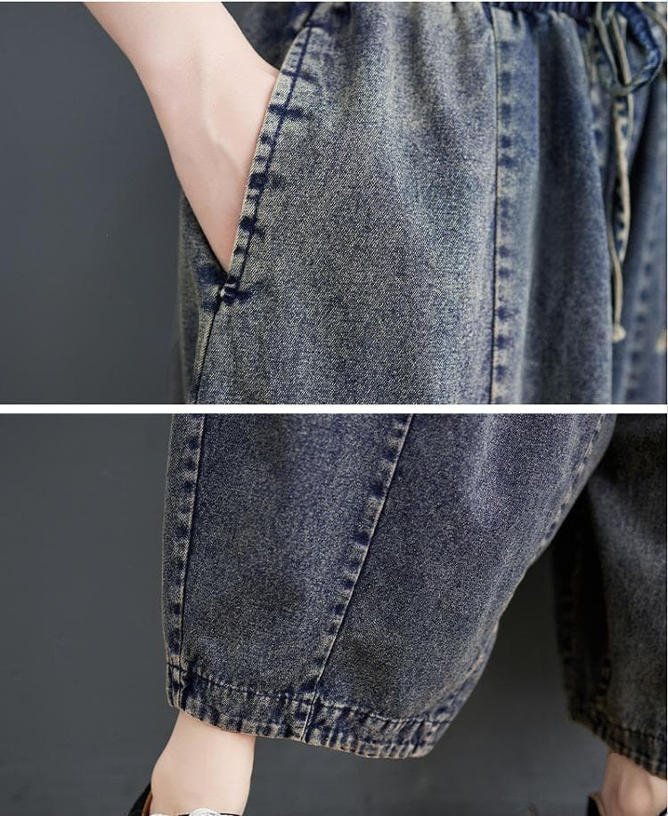 新品 大きいサイズ　ウォッシュ加工 ゆったり デニムパンツ ジーンズ秋冬3L