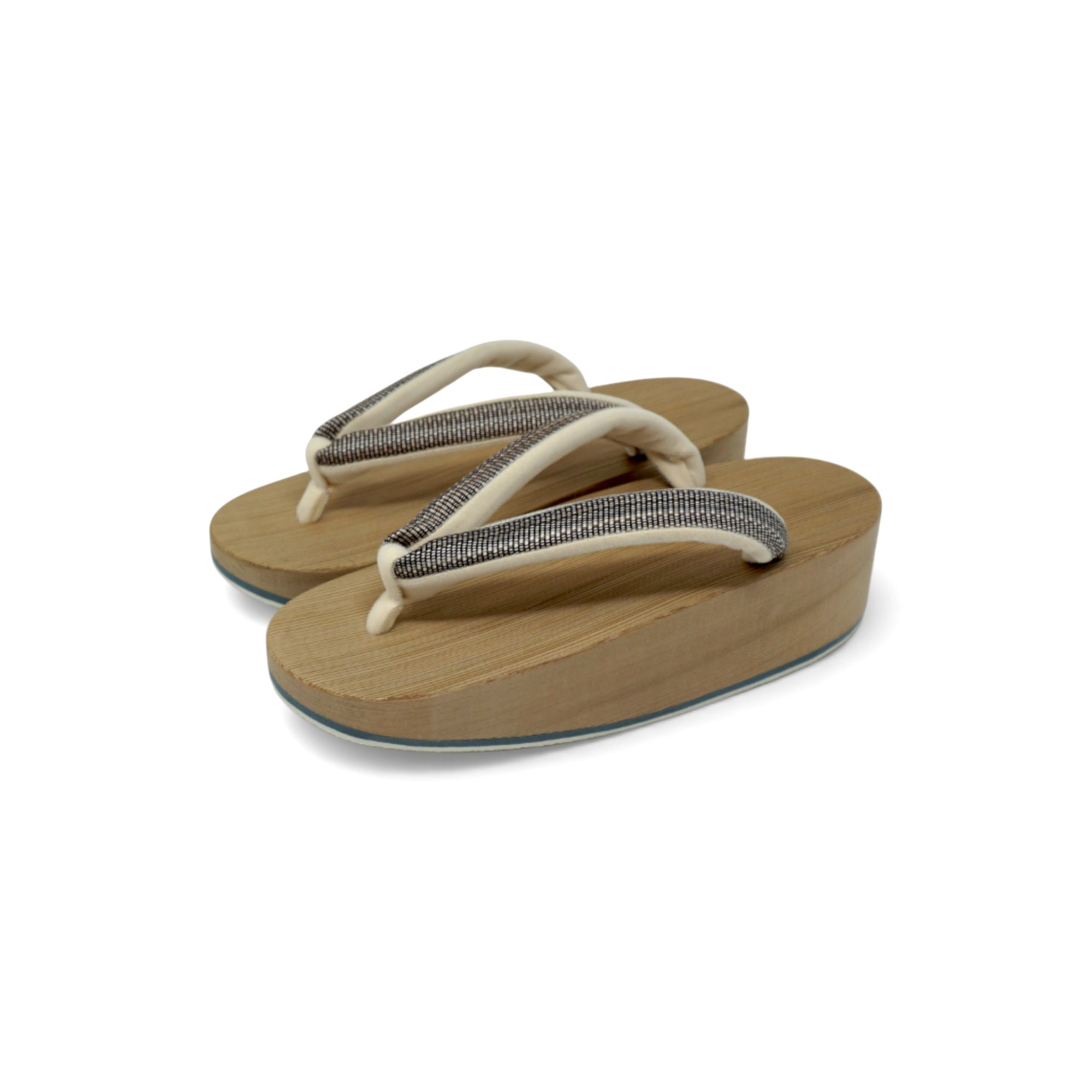 女性 下駄台 木曽ねずこ 舟形下駄　ホースヘアー花緒