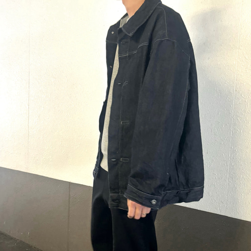 日本製 岡山デニム✖︎セルビッジ デニムジャケット Gジャン 岡山