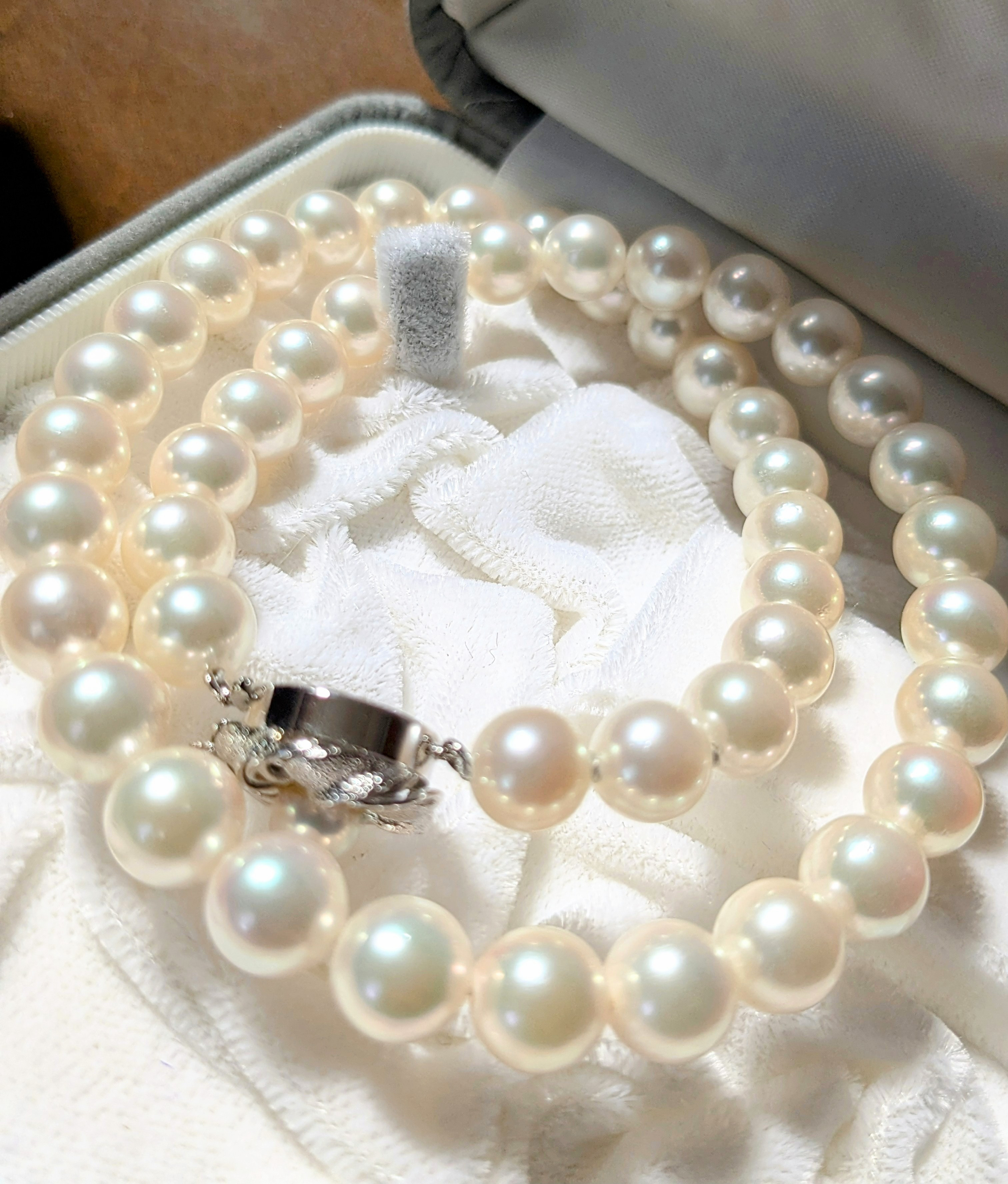 本真珠ネックレス あこや貝ネックレス パールネックレス