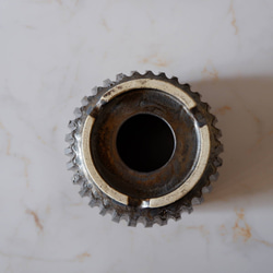 6号燻し金彩鎬鉢388　塊根植物　多肉植物　アガベ　盆栽　植木鉢　作家鉢　鉢台　沖縄 7枚目の画像