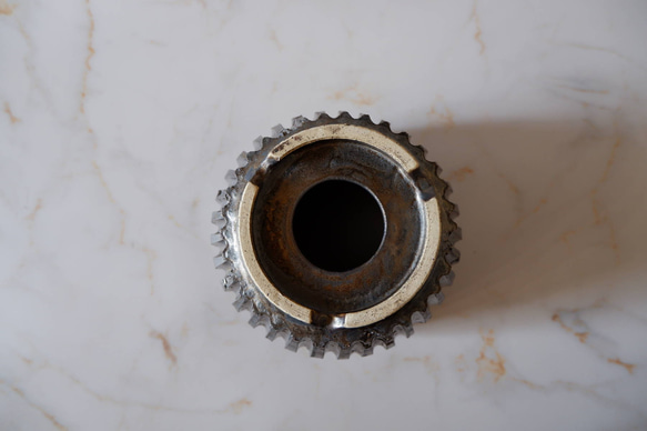 6号燻し金彩鎬鉢388　塊根植物　多肉植物　アガベ　盆栽　植木鉢　作家鉢　鉢台　沖縄 7枚目の画像