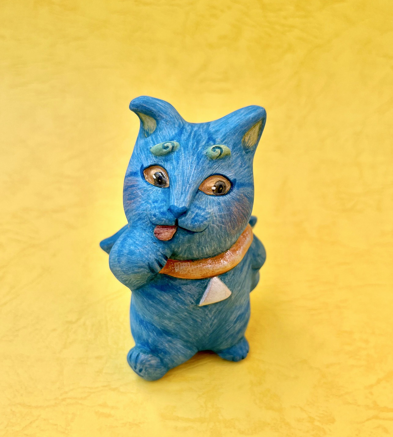 五色猫　青猫【一点物】