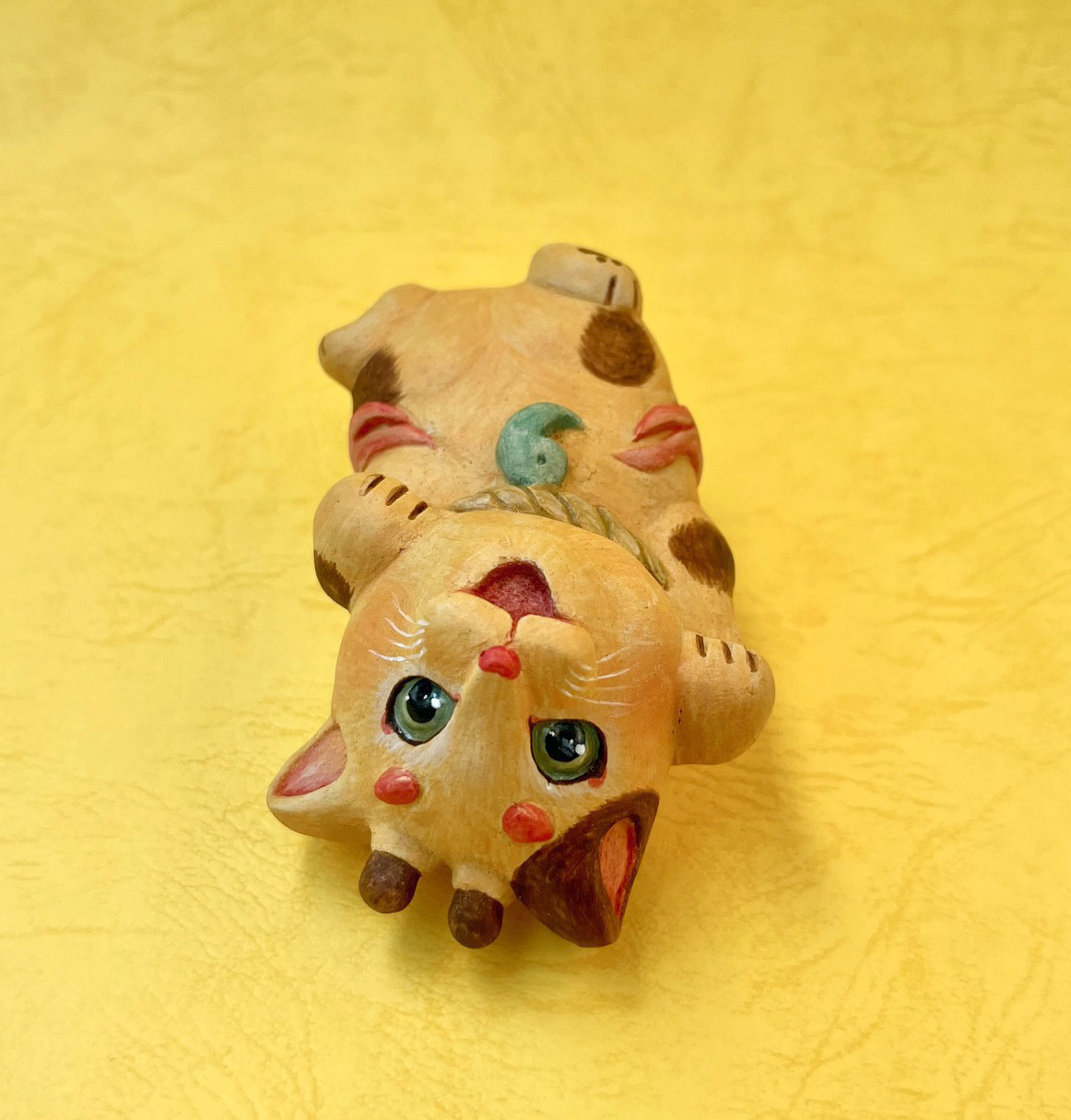 五色猫　黄猫【一点物】