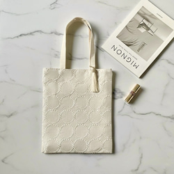 ⚮̈ミナペルホネン rosy beige シプリバッグ 巾着ショルダーバッグ