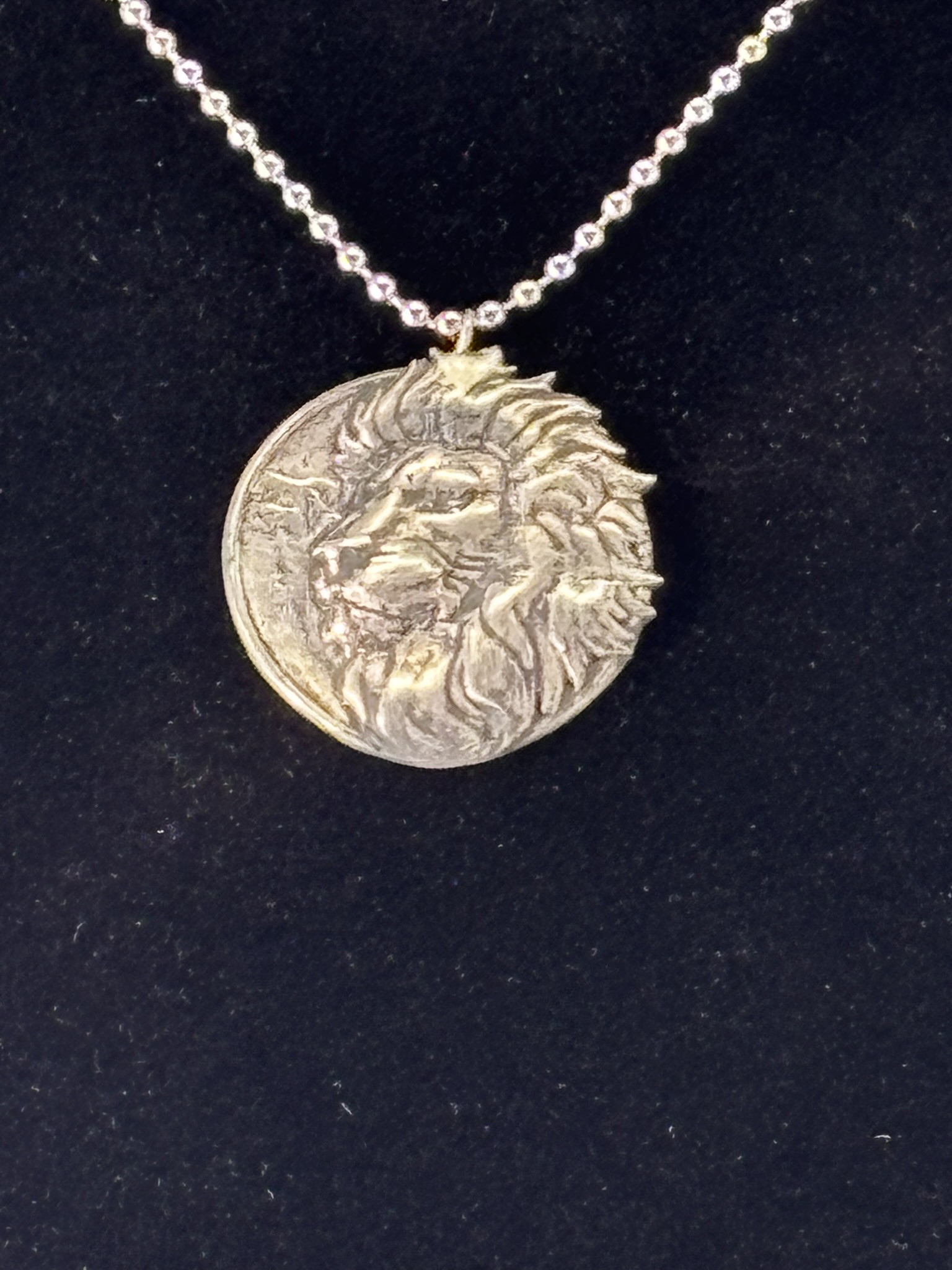 シルバー925 ライオンペンダントトップ