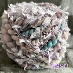 オリジナル引き揃え糸 5m レッド/変わり糸 ファンシーヤーン 093