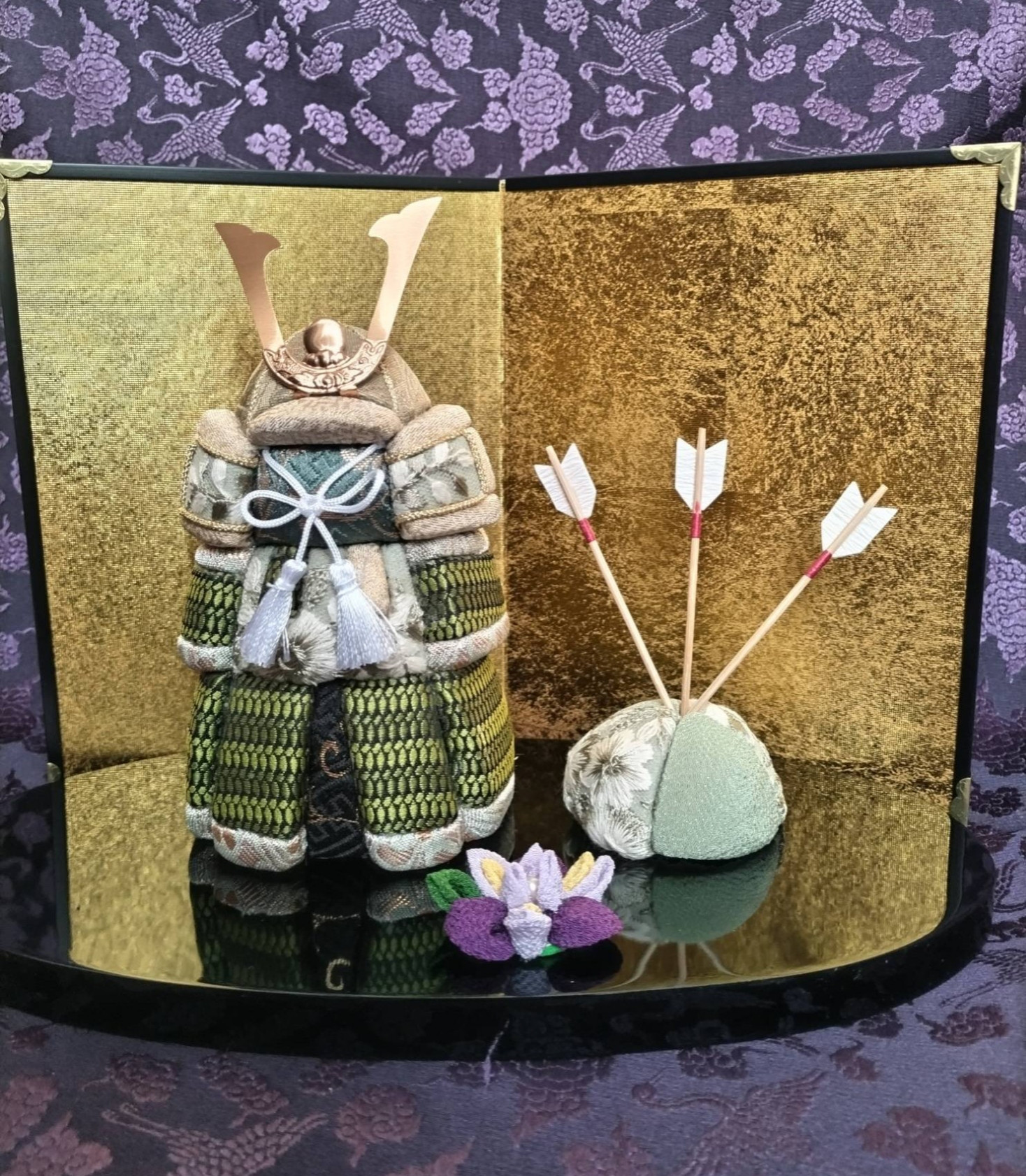 2026年新作　木目込み五月飾り【吉祥鎧】