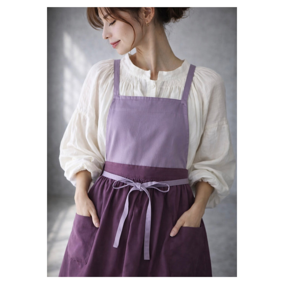 3wayエプロン◎リネン◎マルチカラー リネン エプロン 麻 リネンエプロン ワークエプロン 母の日 ギフト