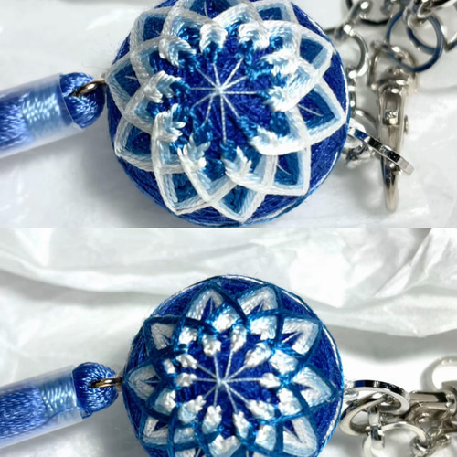 ミニてまり二重菊バッグチャーム 手作りキット キット 夢てまり 通販