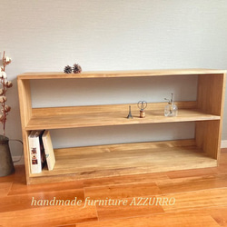 tara様オーダー品 ベンチシェルフ W90 机/テーブル/収納/テレビ台 棚