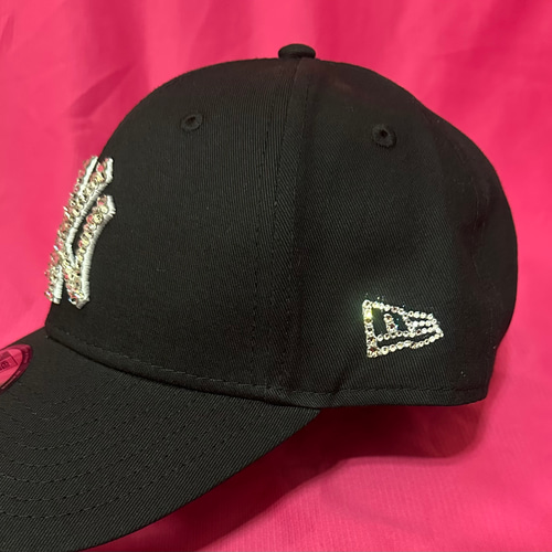 スワロ使用✨ ジュエルキャップ ニューエラ 9FORTY キャップ ストーン