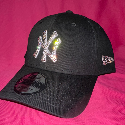 スワロ使用✨ ジュエルキャップ ニューエラ 9FORTY キャップ ストーン