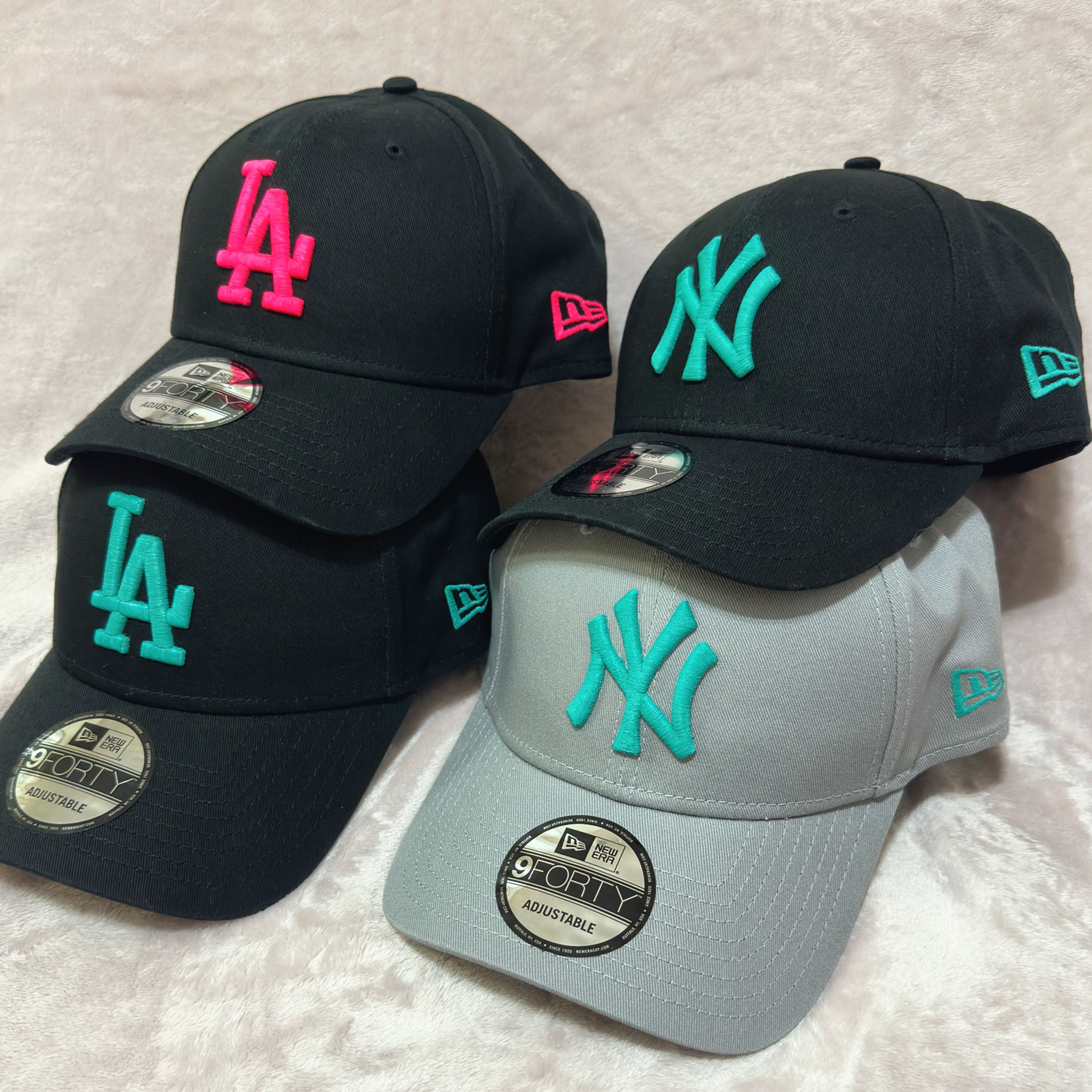 ♡当店オリジナル♡ニューエラ 塗装キャップ 9FORTY NEWERA ダルメシアン柄 ヒョウ柄 など