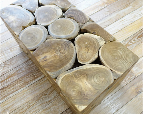 売約済み　チーク無垢材 ブロックベンチ 長椅子 シャビー チェア 銘木家具 チーク無垢材 ブロックベンチN/A 椅子 長椅子 スツール ナチュラル