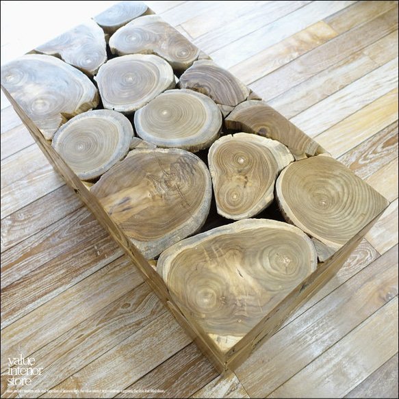 チーク無垢材 ブロックベンチN/A 椅子 長椅子 スツール ナチュラル