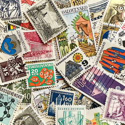 捷克斯洛伐克郵票分類 25 枚（外國郵票/舊郵票）| 古董/復古 第2張的照片