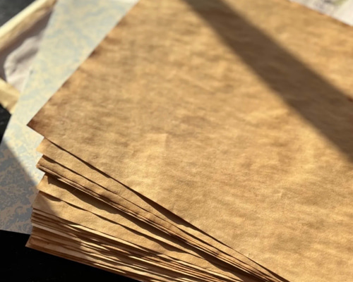 ジャンクジャーナル素材　140点　サビ染め　コーヒー染め　アンティーク Z39 ジャンクジャーナル素材 140点 サビ染め コーヒー染め アンティーク Z39