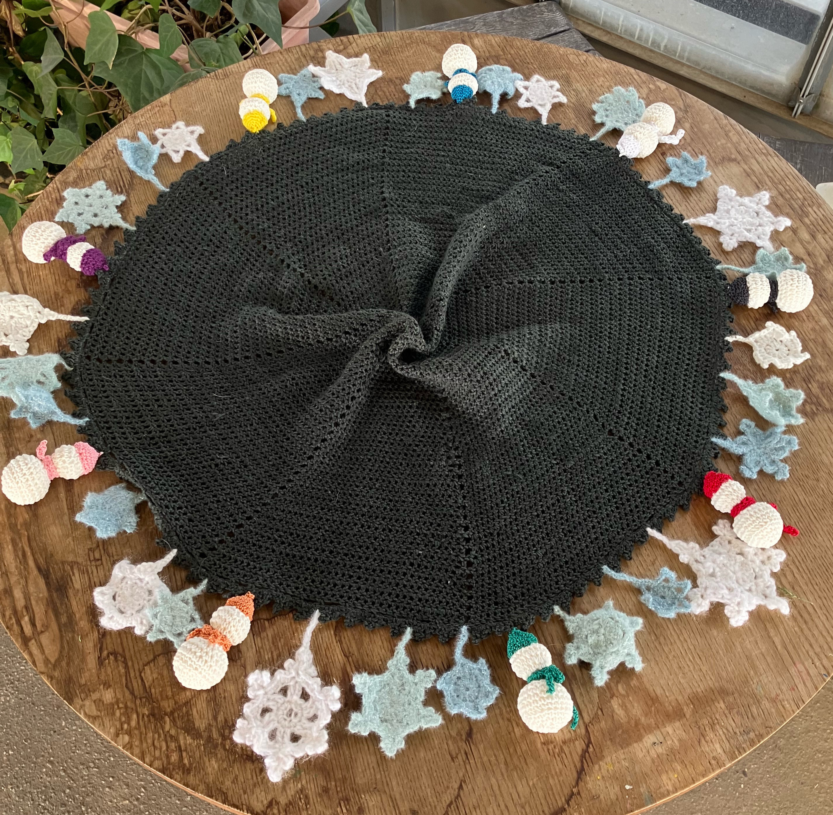 snowman ブランケット