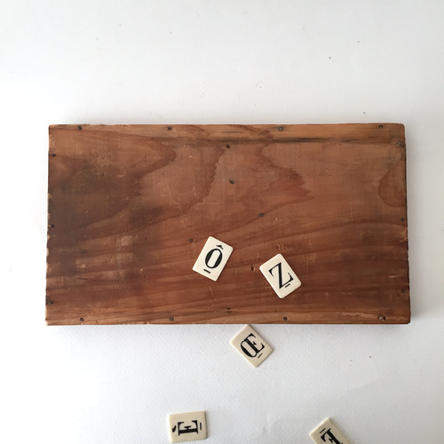 古い活版トレイ 古い木箱 壁掛け 収納ボックス カリグラフィ 文具