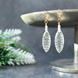 14kgf*宝石質*スイスブルートパーズとホワイトトパーズの