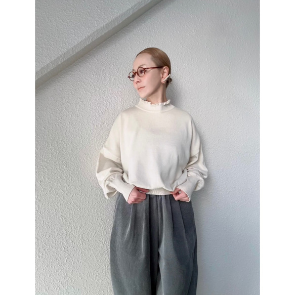 兩種顏色可選❤️選擇你的尺寸❗️寬鬆蓬鬆的馬戲褲❤️寬條燈芯絨❤️精緻休閒的版型❤️ 第6張的照片