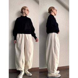 兩種顏色可選❤️選擇你的尺寸❗️寬鬆蓬鬆的馬戲褲❤️寬條燈芯絨❤️精緻休閒的版型❤️ 第13張的照片