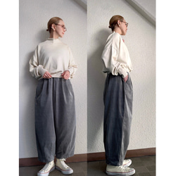 兩種顏色可選❤️選擇你的尺寸❗️寬鬆蓬鬆的馬戲褲❤️寬條燈芯絨❤️精緻休閒的版型❤️ 第14張的照片