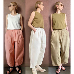 兩種顏色可選❤️選擇你的尺寸❗️寬鬆蓬鬆的馬戲褲❤️寬條燈芯絨❤️精緻休閒的版型❤️ 第20張的照片