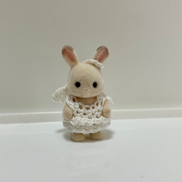 シルバニアファミリー 赤ちゃんたっち 着せ替え服 ウェディングドレス