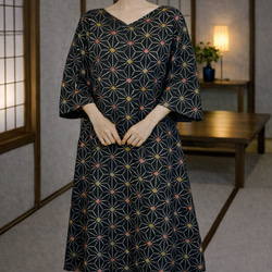 有松絞り浴衣リメイク、ワンピース ワンピース 自然堂 通販 11710390