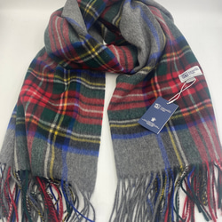 JOHNSTONS ジョンストンズ マフラー 大判タータンチェックストール