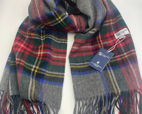 JOHNSTONS ジョンストンズ マフラー 大判タータンチェックストール