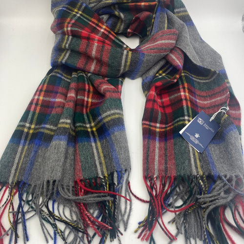 JOHNSTONS ジョンストンズ マフラー 大判タータンチェックストール