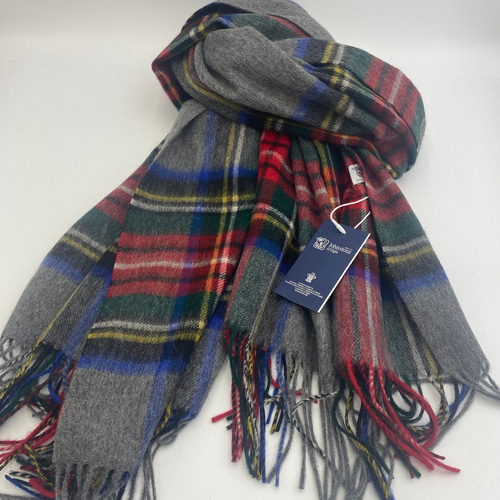 JOHNSTONS ジョンストンズ マフラー 大判タータンチェックストール