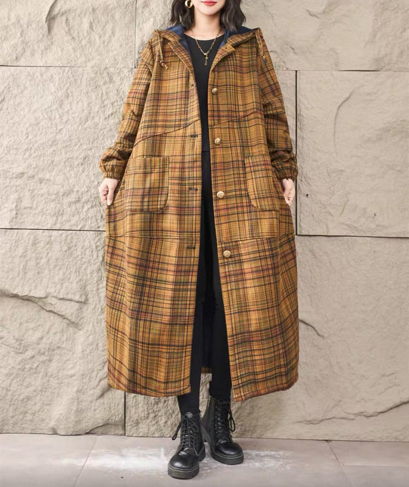 春秋の新作、花柄、裹起毛 、受注製作 、ワンピース、長袖、冬、ゆったり