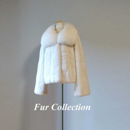 愛されホワイトファー☆ 大人可愛いレッキス×フォックスコート