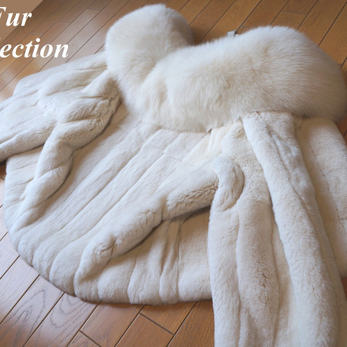 愛されホワイトファー☆ 大人可愛いレッキス×フォックスコート